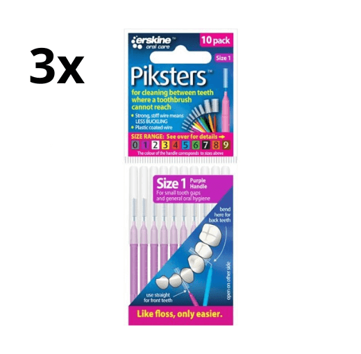 Piksters 1 Paars 0.50mm - 3 x 10 stuks - Voordeelverpakking