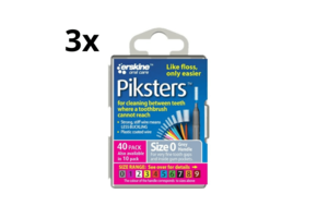 Piksters 0 Grijs 0.35mm - 3 x 40 stuks - Voordeelverpakking