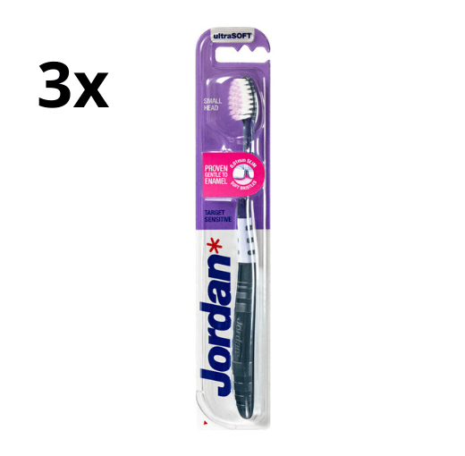 3x Jordan Tandenborstel Target Sensitive ultraSOFT - Voordeelverpakking