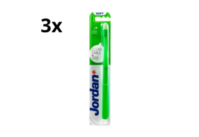 3x Jordan Clean Smile Soft Tandenborstel - Voordeelverpakking