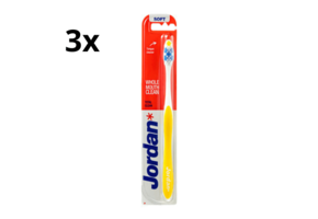 3x Jordan Total Clean Soft Tandenborstel - Voordeelverpakking