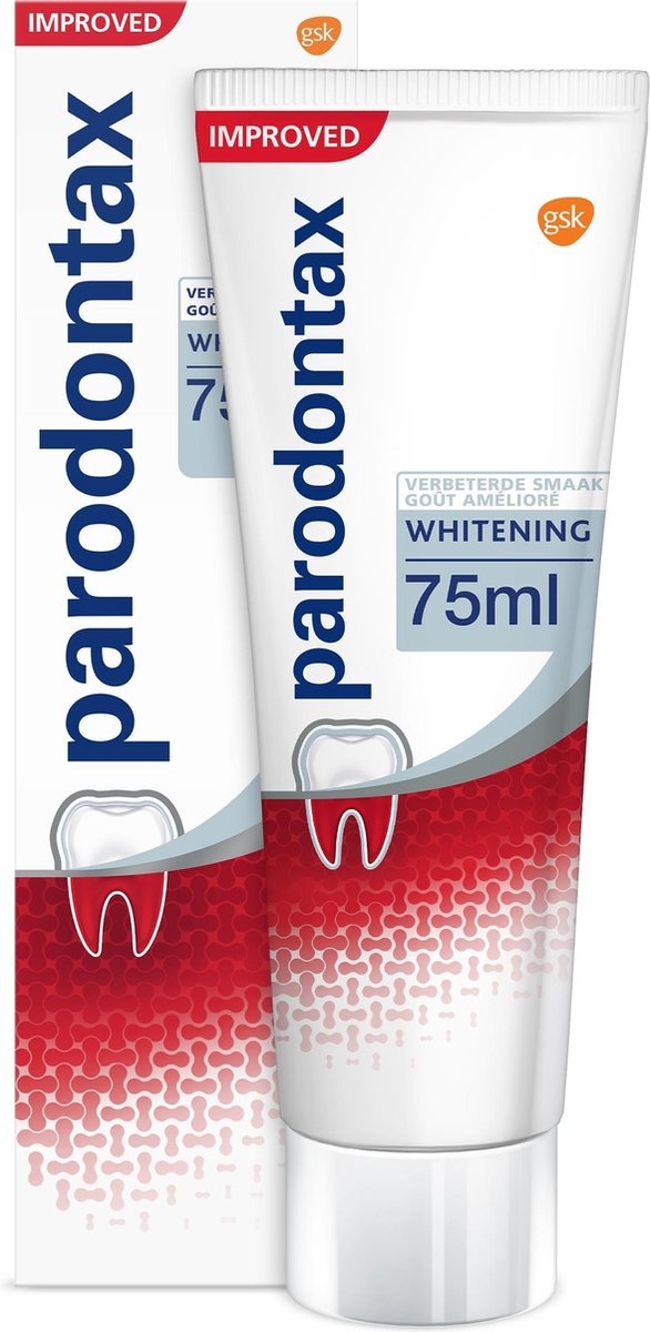 Parodontax tandpasta Whitening 75ml - Voordeelverpakking 6 stuks