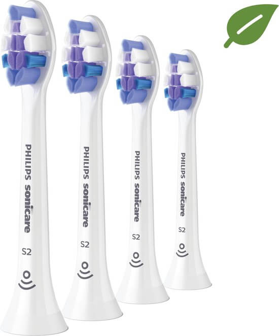 Philips Sonicare opzetborstels S2 Sensitive HX6054/10 - 4 stuks