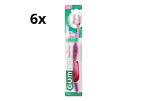 6x GUM Tandenborstel Pro Sensitive Ultra Soft - Voordeelverpakking