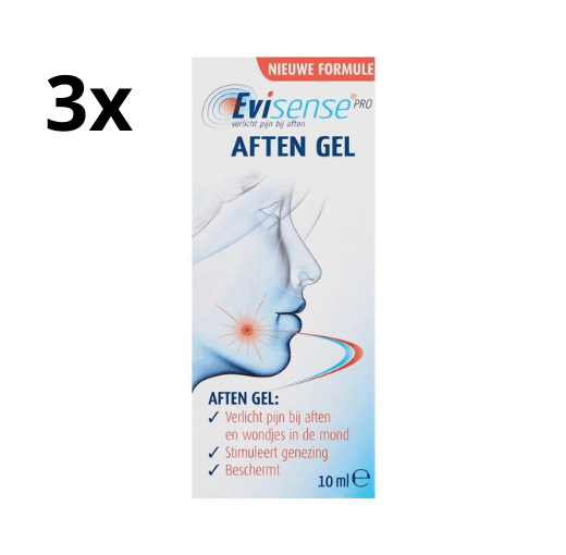 Evisense Pro Aften Gel - 3 x 10 ml - Voordeelverpakking