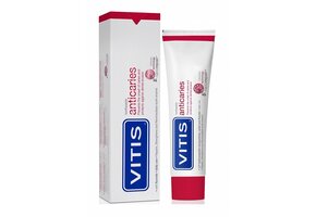 Vitis Anticaries Tandpasta - 6 x 75 ml - Voordeelverpakking