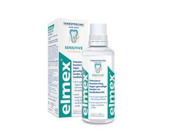 Elmex Sensitive Mondwater / Tandspoeling - Voordeelverpakking 3 x 400 ml