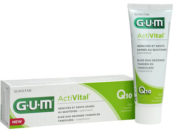 GUM Activital Q10 Tandpasta Set van 2 x 75 ml