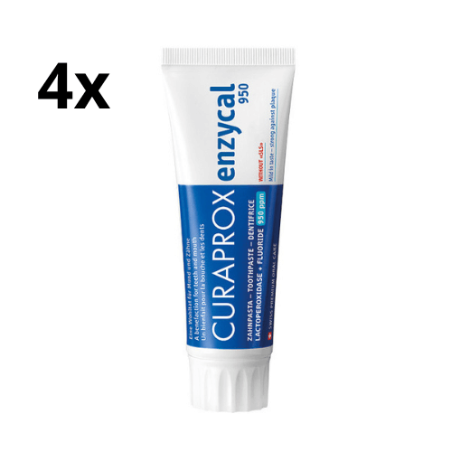 4x Curaprox Enzycal 950 Tandpasta - Voordeelverpakking