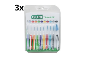 3x GUM Trav-ler Ragers Multipack - 10 stuks - Voordeelverpakking