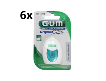 6x GUM Original White Floss - Voordeelverpakking