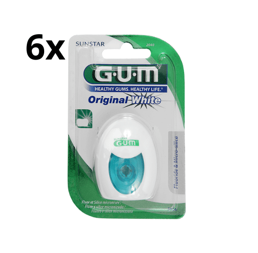 6x GUM Original White Floss - Voordeelverpakking