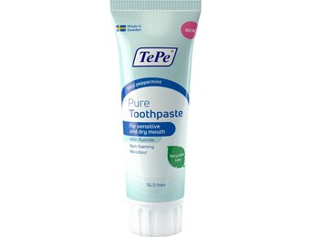 TePe Pure Tandpasta Mild Peppermint  | 75 ml