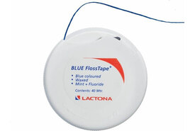 Lactona Blue Floss Tape Waxed - 40 mtr