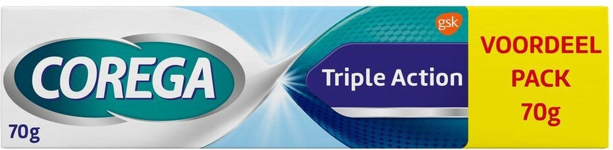 Corega Kleefcrème Triple Action - 70 gram