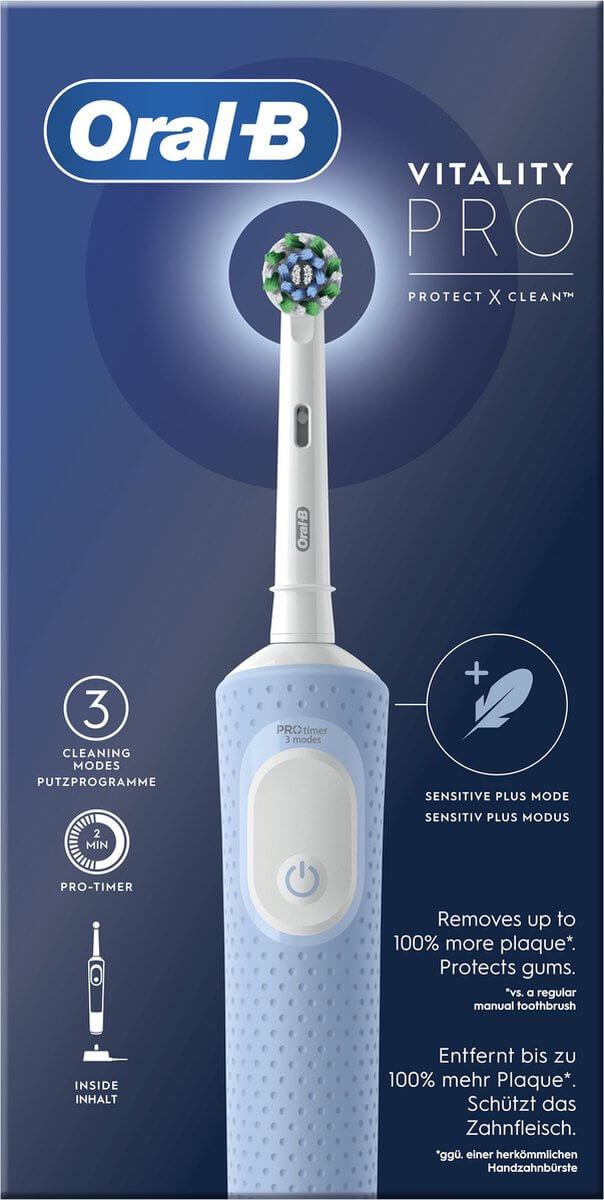 Oral B Vitality Pro Vapor Blue Elektrische Tandenborstel