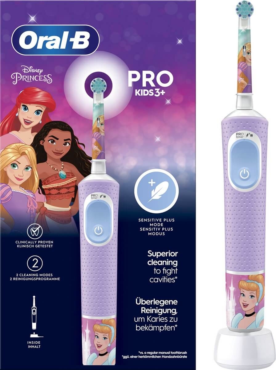 Oral B Vitality Pro Kids Princess Elektrische Tandenborstel
