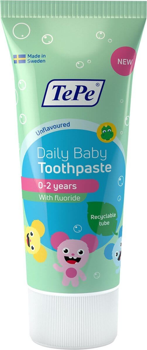 6x TePe Daily Baby Tandpasta 50 ml