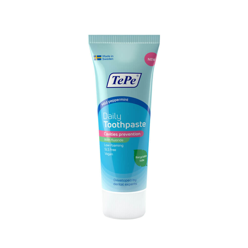 12x TePe Daily Tandpasta 75 ml