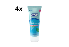 TePe Daily Tandpasta - 4 x 75 ml - Voordeelverpakking