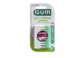 8x GUM Soft-Picks Original Regular 100 stuks