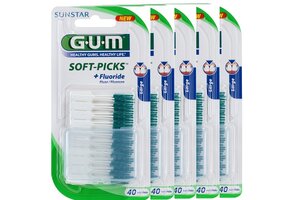 3x GUM Soft-Picks Original Large 40 stuks