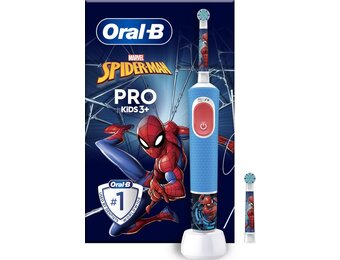 Oral B Vitality Pro Kids Spiderman Elektrische Tandenborstel - 2 opzetborstels