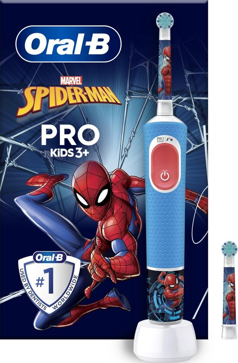 Oral B Vitality Pro Kids Spiderman Elektrische Tandenborstel - 2 opzetborstels