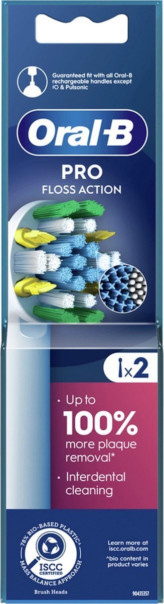 Oral B Opzetborstels PRO Floss Action - 2 stuks