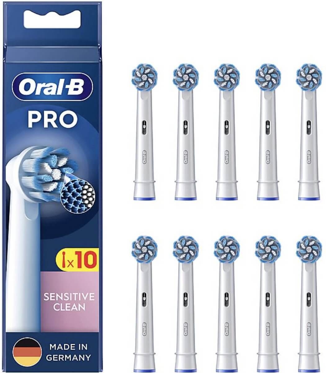 Oral B Opzetborstels Sensitive Clean PRO  | 10 stuks