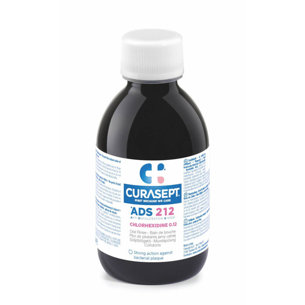 Curasept ADS 212 Mondspoelmiddel - 0,12% Chloorhexidine -  200 ml