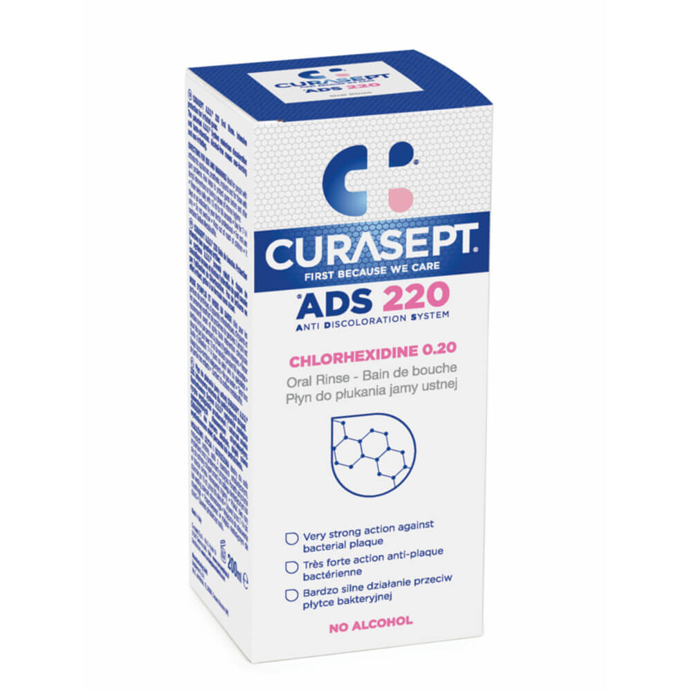 Curasept ADS 220 Mondspoelmiddel - 0,20% Chloorhexidine - 200 ml