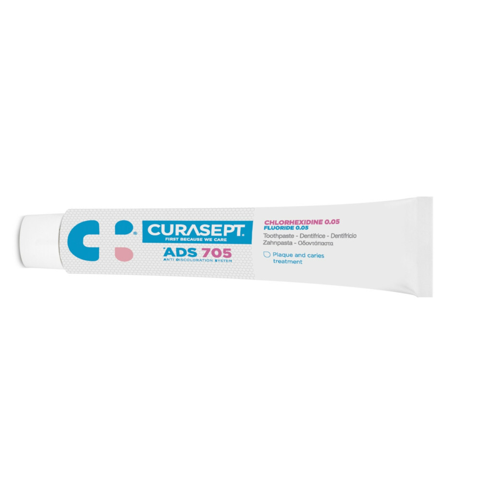 Curasept ADS 705 Gel-Tandpasta – 0,05% Chloorhexidine en 0,05% fluoride  – 75 ml