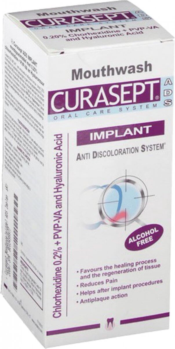 Curasept ADS Implant Mondspoelmiddel - 0,20% Chloorhexidine - 200 ml