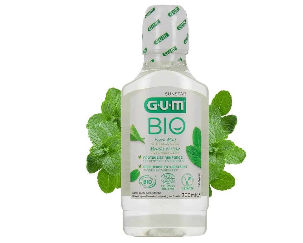 GUM BIO Mondspoelmiddel - Verse Munt - 300 ml