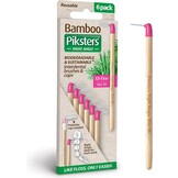 Piksters Bamboe Ragers Hoek - Maat 00 XX - Fijn Roze - 6 stuks