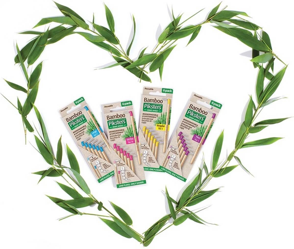 Piksters Bamboe Ragers Hoek - Maat 00 XX - Fijn Roze - 6 stuks