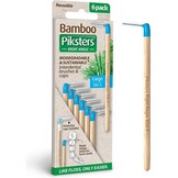 Piksters Bamboe Ragers Hoek - Maat 5 - Blauw - 6 stuks