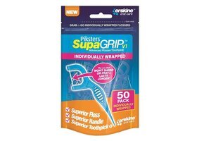 Piksters SupaGRIP Floss Met Houder - 50 stuks