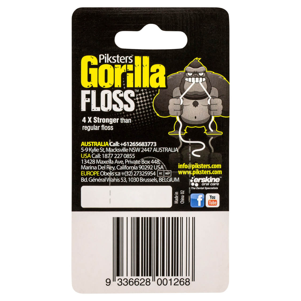 Piksters Gorilla Dental Floss - 30 m