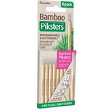 Piksters Bamboe Rechte Ragers - Maat 00 XX - Fijn Roze - 8 stuks