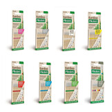 Piksters Bamboe Rechte Ragers - Maat 5 - Blauw - 32 stuks