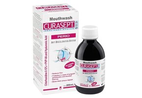2x Curasept Mondspoeling Perio 0,12% CHX 200 ml