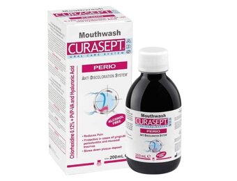 2x Curasept Mondspoeling Perio 0,12% CHX 200 ml