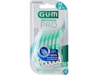 GUM Soft Picks PRO Medium - 3 x 30 stuks - Voordeelverpakking