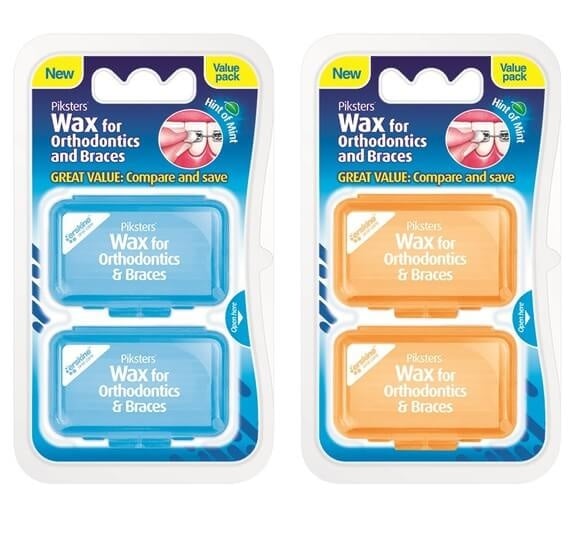 3x Piksters Orthodontic Wax Twin Pack | 2 x 5 stuks | Voordeelverpakking