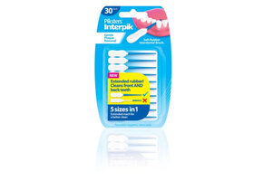 Piksters Interpik Interdentale Ragers - 3 x 30 stuks - Voordeelverpakking