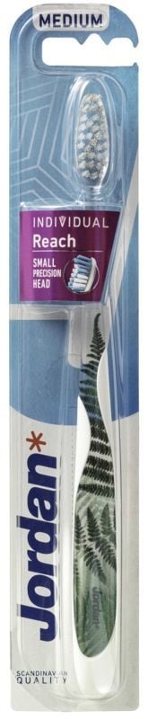 6x Jordan Tandenborstel Individual Reach Medium - Voordeelverpakking