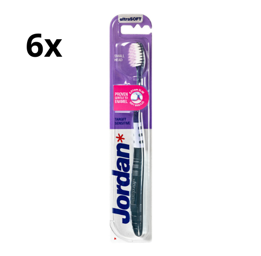 6x Jordan Tandenborstel Target Sensitive ultraSOFT - Voordeelverpakking