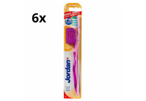6x Jordan Tandenborstel Advanced Medium - Voordeelverpakking